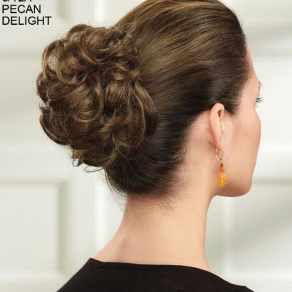 Vintage - New in box! Paula Young ‘Curled Up Wrap’ #38 AVG Hair Piece Wig - Picture 8 of 8